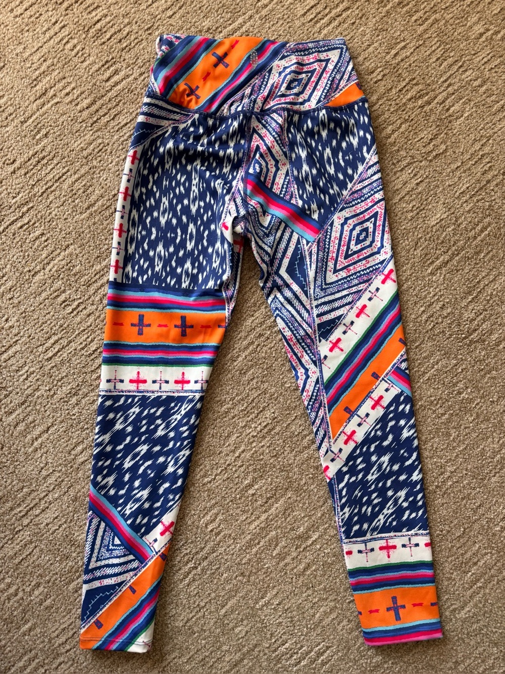 FP Movement Ashford Lose Control 7/8 leggings S Vibrant Geometric Eclectic Boho - Picture 8 of 16